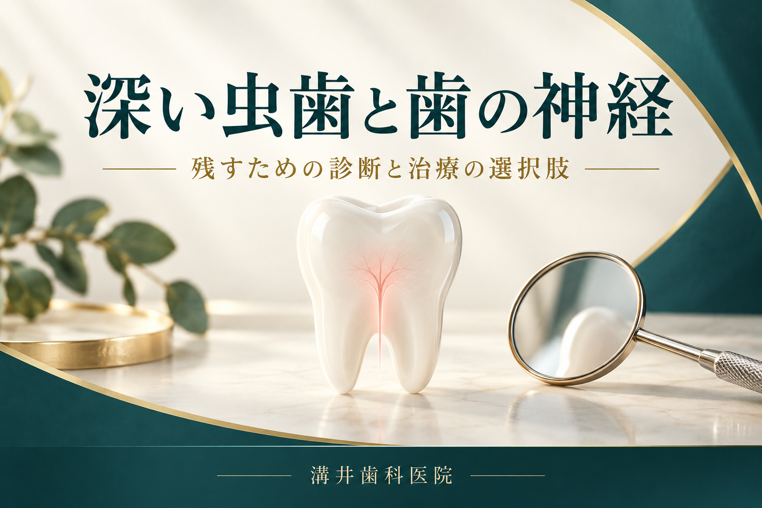 深い虫歯と歯の神経。残すための診断と治療の選択肢。溝井歯科医院のお口の健康ガイド